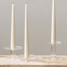 Audo Copenhagen Abacus Glass Candle Holder - Height 8.5cm Size: Large - thumbnail 3