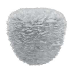 Umage Eos Evia Feather Pendant Shade - Light Grey - Large - 55cm with White Cord Set With or Without Cord Set: With White Cord Set