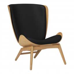 Umage The Reader Armchair - Oak - Hope Leather Black Wood: Oak, Colour: Black