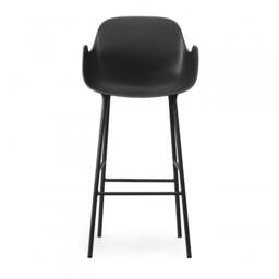 Normann Copenhagen Form Bar Armchair - 75cm - Black Shell Colour: Black