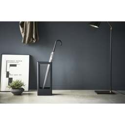 Yamazaki Tower Slim Umbrella Stand - Black - thumbnail 2