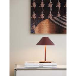 Halo Design Hygge Portable Table Lamp - O 19cm - Maroon Colour: Maroon - thumbnail 2