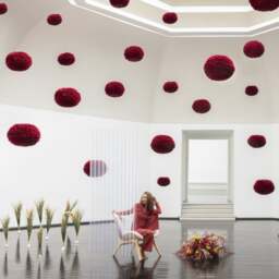 Umage Eos Feather Pendant Shade - Red - Large - 65cm With or Without Cord Set: Without Cord Set - thumbnail 3