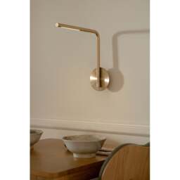 Umage Omni Pivot Wall Lamp - Brushed Brass Colour: Brushed Brass - thumbnail 7