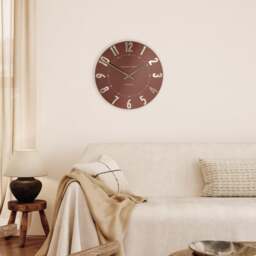 Thomas Kent Mulberry Wall Clock - 20" - Auburn Size: 20" - thumbnail 4