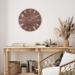 Thomas Kent Mulberry Wall Clock - 20" - Auburn Size: 20" - thumbnail 2