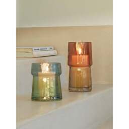 LSA International Gems Vase/Lantern - Amber - 23cm - thumbnail 4