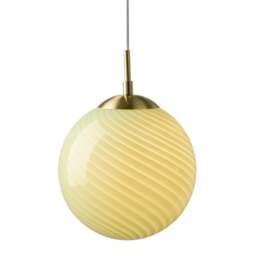 Halo Design Candy Ball Pendant Light - O 30cm - Olive Size:  30cm, Colour: Olive
