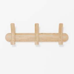 Wireworks Left Hook 3 Hooks Rail - Oak - thumbnail 2