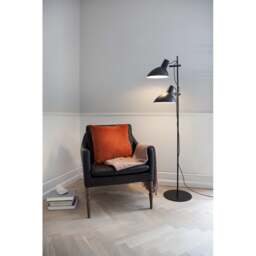 Halo Design Metropole Floor Light - 2-Arm - Black Colour: Black - thumbnail 4