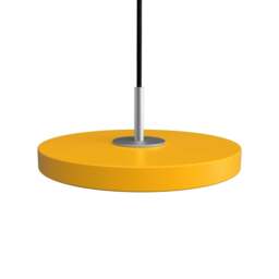Umage Asteria Micro Pendant Light - Saffron Yellow - Steel Top Colour: Saffron Yellow, Asteria Detail: Steel