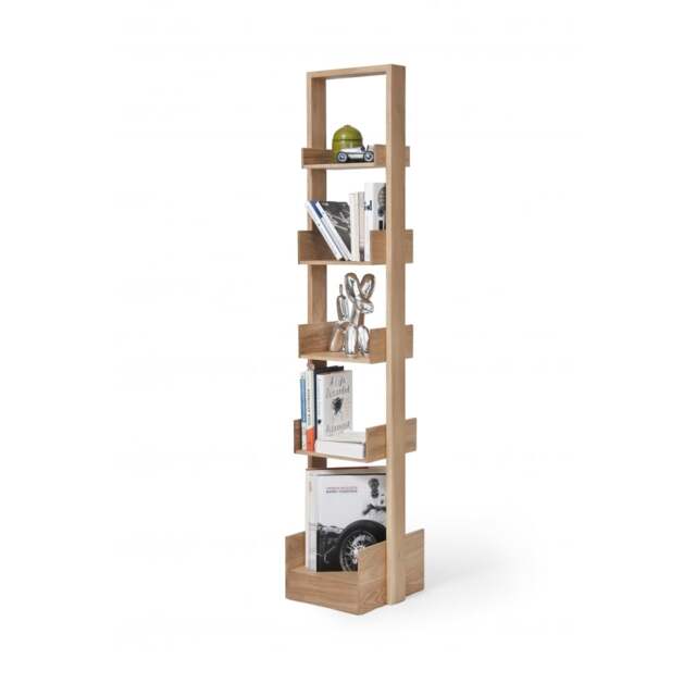 Wireworks Bookie Freestanding Bookcase - Oak - image 1