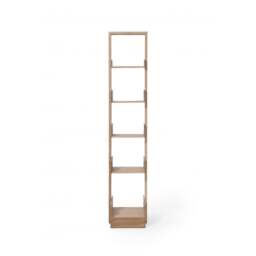 Wireworks Bookie Freestanding Bookcase - Oak - thumbnail 2