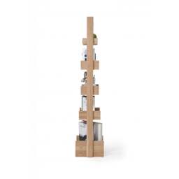 Wireworks Bookie Freestanding Bookcase - Oak - thumbnail 4