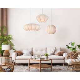 Innermost Fibre Pendant Shade - Dome - 60cm - thumbnail 4