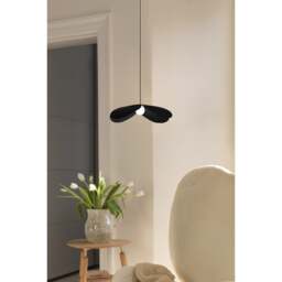 Umage Forget Me Not Pendant Shade with Rosette Mini Canopy - Medium - Black Oak Colour: Black Oak - thumbnail 2