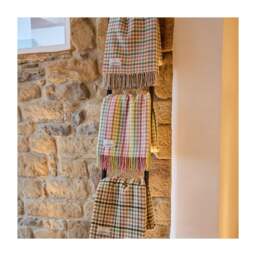 Tweedmill Textiles Pure New Wool Houndstooth Throw - Coastland - thumbnail 6