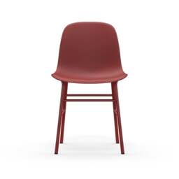 Normann Copenhagen Form Chair - Red - Red Legs Shell Colour: Red, Leg Colour: Matching Shell Colour - thumbnail 2