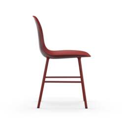 Normann Copenhagen Form Chair - Red - Red Legs Shell Colour: Red, Leg Colour: Matching Shell Colour - thumbnail 3