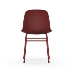 Normann Copenhagen Form Chair - Red - Red Legs Shell Colour: Red, Leg Colour: Matching Shell Colour - thumbnail 4