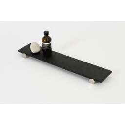 Wireworks Yoku 550 Bathroom Shelf - Dark Oak - thumbnail 3