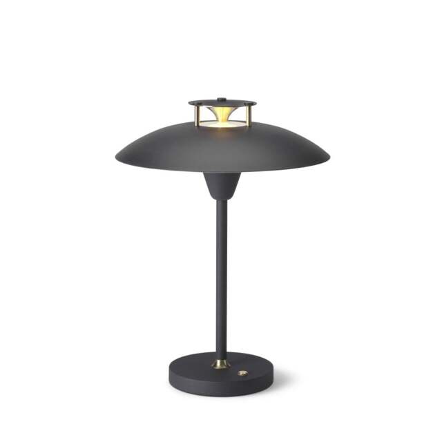 Halo Design Stepp 1-2-3 Rechargeable Portable Table Lamp Colour: Black - image 1