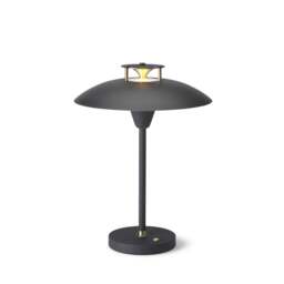 Halo Design Stepp 1-2-3 Rechargeable Portable Table Lamp Colour: Black - thumbnail 1