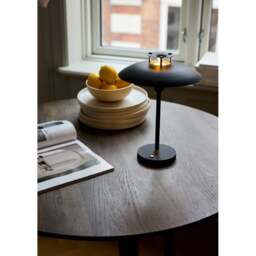 Halo Design Stepp 1-2-3 Rechargeable Portable Table Lamp Colour: Black - thumbnail 4