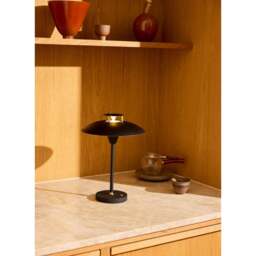 Halo Design Stepp 1-2-3 Rechargeable Portable Table Lamp Colour: Black - thumbnail 3