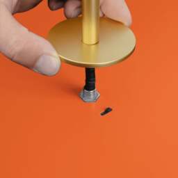 Umage Asteria Plus Pendant Lamp - Nuance Orange - Mini - Brass Top Colour: Nuance Orange, Size: Mini, Style: Brass - thumbnail 2