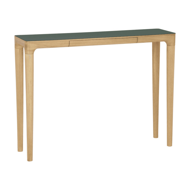 Umage Heart &aposn&apos Soul Console Table with Laminated Top - Oak - Moss Green Colour: Moss Green - image 1