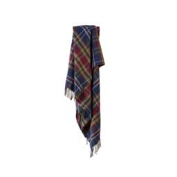Tweedmill Textiles Pure New Wool Throw - Morello Check - thumbnail 2