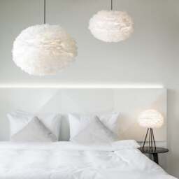 Umage Eos Feather Pendant Shade - White - XL - 75cm Size: 75cm - thumbnail 4