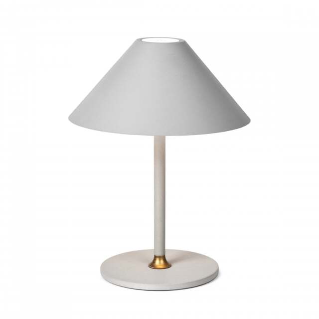 Halo Design Hygge Portable Table Lamp - O 19cm - Warm Grey Colour: Warm Grey - image 1