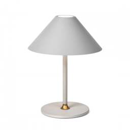 Halo Design Hygge Portable Table Lamp - O 19cm - Warm Grey Colour: Warm Grey