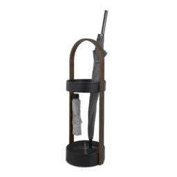 Umbra Bellwood Umbrella Stand - Black/Walnut