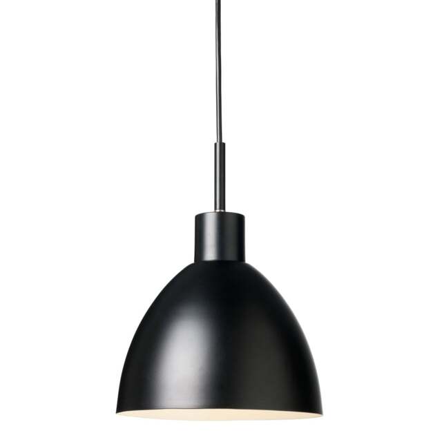 Halo Design Rock Metal Pendant Light - O 20 cm - Black Colour: Black - image 1