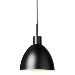 Halo Design Rock Metal Pendant Light - O 20 cm - Black Colour: Black