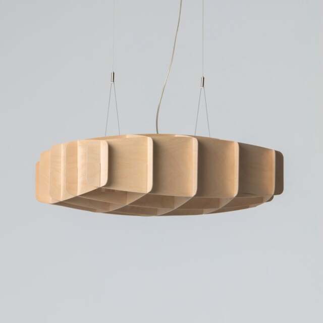 Pilke Lighting Ristikko 65 Pendant Shade - Birch - image 1