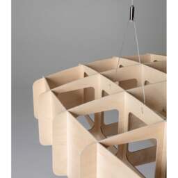 Pilke Lighting Ristikko 65 Pendant Shade - Birch - thumbnail 4