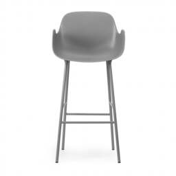 Normann Copenhagen Form Bar Armchair - 75cm - Grey Shell Colour: Grey - thumbnail 2