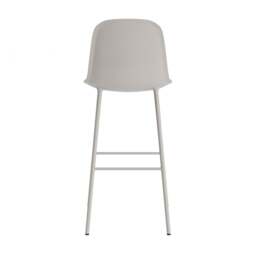 Normann Copenhagen Form Bar Chair - 75cm - Warm Grey Shell Colour: Warm Grey - thumbnail 4
