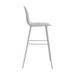 Normann Copenhagen Form Bar Chair - 75cm - Warm Grey Shell Colour: Warm Grey - thumbnail 3