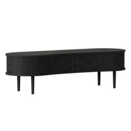 Umage Audacious TV Bench - Black Oak - Charcoal Colour: Charcoal - thumbnail 1
