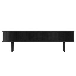 Umage Audacious TV Bench - Black Oak - Charcoal Colour: Charcoal - thumbnail 2