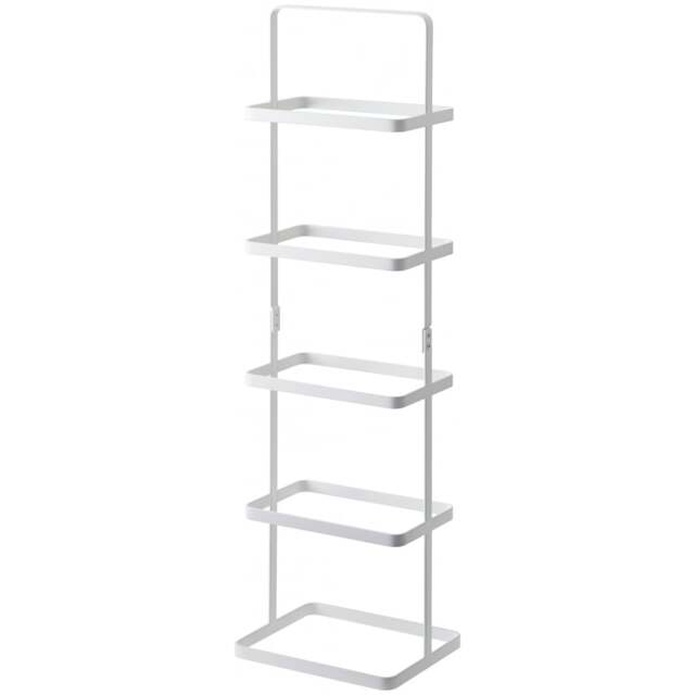 Yamazaki Tower Steel Shoe Rack - 5 Tier - White - image 1