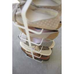 Yamazaki Tower Steel Shoe Rack - 5 Tier - White - thumbnail 5
