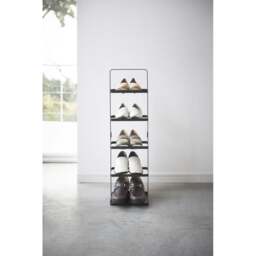 Yamazaki Tower Steel Shoe Rack - 5 Tier - White - thumbnail 6