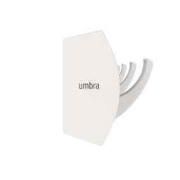 Umbra Flip 8 Hook Coat Rack - White/White - thumbnail 5