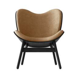 Umage A Conversation Piece Armchair - Low - Black Oak - Sugar Brown Colour: Sugar Brown - thumbnail 2